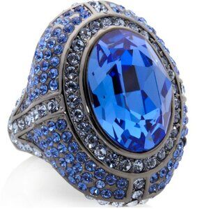 Akkad "Chateau" Cobalt Blue Bold Statement Ring